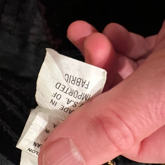 vintage 1980s gunne sax style Black Gold Bow Strapless Holiday Dress Bow - Picture 9 of 14